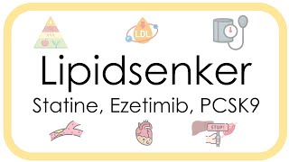 Lipidsenker – Pharmakologie Statine Ezetimib PCSK9 Dyslipidämie Familiäre Hypercholesterinämie [upl. by Laehcim]