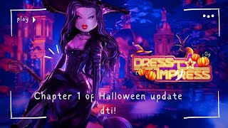 Playing DTI Halloween Update Chapter 1 [upl. by Nayrb]