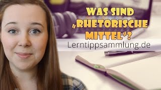 Rhetorische Mittel  Was ist das  Lerntippsammlungde [upl. by Nolyd488]