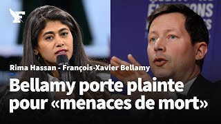 Bellamy porte plainte contre Rima Hassan pour «menaces de mort» [upl. by Annyahs]