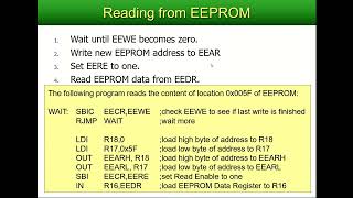 Writing to and reading from EEPROM using address in EEPROMAtMega328P [upl. by Emmalee]