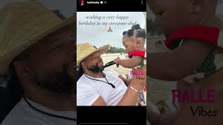 Halle Bailey Wishes Her Dad Happy Birthday 😊❤️ Halo halle halo hallebailey [upl. by Season]