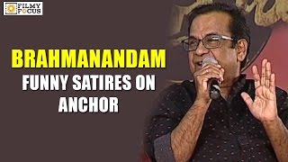 Brahmanandam Funny Satires on Anchor Questions  Filmyfocuscom [upl. by Oswin]