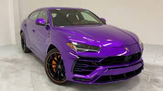 2022 Lamborghini Urus  Viola Pasifae and Nero Ade amp Arancio  San Francisco Exotic Cars [upl. by Akinajnat]