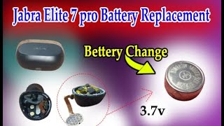 Jabra elite 7 ective battery change neat and clen just 05 ment jobbattery replacementdissesamble [upl. by Pompea589]