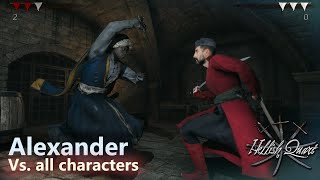 Hellish Quart gameplay  Alexander vs All characters  Compilation [upl. by Deedahs]