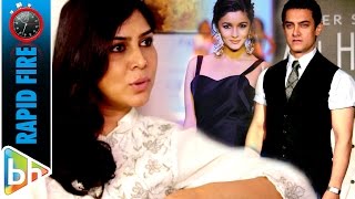 Sakshi Tanwar’s DANGAL Rapid Fire On Alia Bhatt  Aamir Khan  Mahavir Singh Phogat [upl. by Aibara]