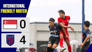 SINGAPURA vs FC TOKYO  FULL HIGHLIGHT  INTERNATIONAL FRIENDLY MATCH 2024 [upl. by Porte]