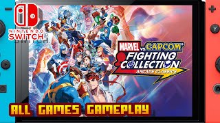 MARVEL vs CAPCOM Fighting Collection Arcade Classics  Nintendo Switch  Framerate amp Gameplay [upl. by Gutow716]