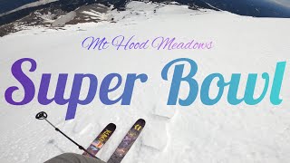 Mt Hood Meadows quotSuper Bowlquot April 2024 [upl. by Sollie]