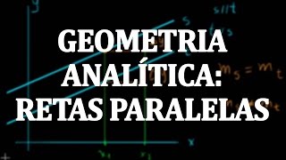 Retas paralelas  Quando duas retas são paralelas [upl. by Ylurt]