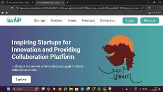 SIH Hackathon Gujarat Startup page redesigning [upl. by Woods]