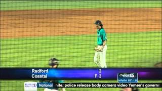 COLLEGE BASEBALL Coastal Carolina 3 Radford 2 [upl. by Swetlana996]