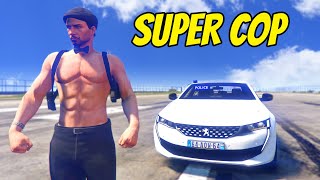 Super Cop Destroys Crime In GTA 5 RP [upl. by Nosauq]