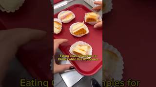 EATING COSTCO SAMPLES FOR DINNER WHEN THIS HAPPENED shorts viral mukbang [upl. by Alexandros534]