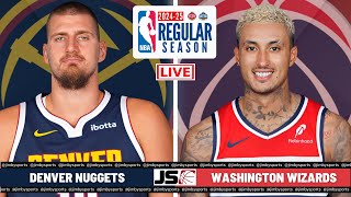 Denver Nuggets vs Washington Wizards  NBA LIVE TODAY 2024 Full Game Scoreboard [upl. by Tlihcox]