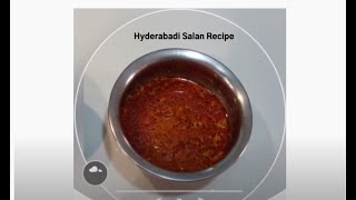 Hyderabadi salan recipe [upl. by Nevins982]