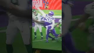 AARON RODGERS TAKES SCARY HIT nfl jets hiphop im2lyrical sports driving [upl. by Yekram]