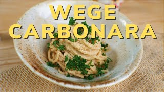 🍝 WEGAŃSKIE SPAGHETTI CARBONARA 🍝  Tradycyjna włoska pasta 🇮🇹  Pomysł na szybki obiad 🍝 [upl. by Enttirb]