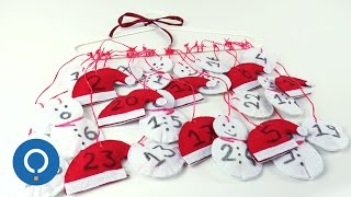 DIY Noël  Calendrier de lAvent à fabriquer [upl. by Ullman]