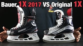 Bauer Vapor 1X 2017 VS Original 1X Hockey Skate review  What has changed [upl. by Atsev926]