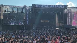 Pestilence  Out of Body live at Brutal Assault 2024 [upl. by Sorcim]