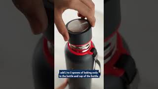 How to Clean your Stainless Steel Bottle in 4 steps  Quick amp Easy tips to Clean your Borosil flask [upl. by Carleen]