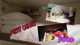 YACHT CREW CABIN WHILE GUESTS ONBOARD  YACHT STEWARDESS DIARY [upl. by Bronny752]