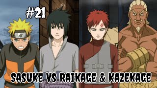 Sasuke Vs Raikage amp Kazekage  Naruto Shippuden Ultimate Ninja Impact Walkthrough Part 21 [upl. by Noyar]