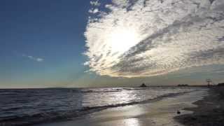 Morgens um 9 Uhr am Strand von Heringsdorf auf der Insel Usedom 01102013  UsedomFotografiede [upl. by Annairt]