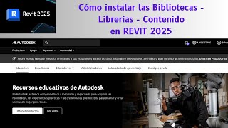 REVIT  Instalar Bibliotecas  Librerías  Contenido para Revit 2025 [upl. by Shiff]