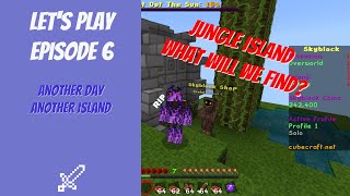 My FIRST Death amp Jungle Island  Episode 6 Cubecraft Skyblock Lets Play [upl. by Elizabet]