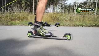 SkirollerRollski NORDICX Premiumline Skate made in Germany [upl. by Barta]