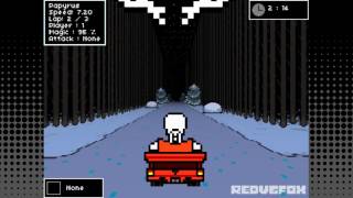 Papyrus Gameplay  Undertale Racer UnderRacer [upl. by Leirza91]