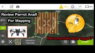 Review Drone Parrot Anafi Untuk Pemetaan Udara Mengunakan PIX4D Capture [upl. by Ynelram593]