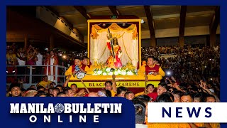 Black Nazarene leaves Quirino Grandstand for Traslacion 2024 [upl. by Schwerin]