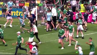 WILD FINISH Limerick v Clare  2023 Munster SHC Final [upl. by Arhoz]