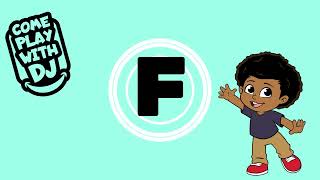 Fun with the Letter F  comeplaywithdj ABC Songs for Kids [upl. by Tips]