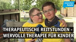 Therapeutische Reitstunden  Pferde bringen Kinderaugen zum strahlen [upl. by Atived]