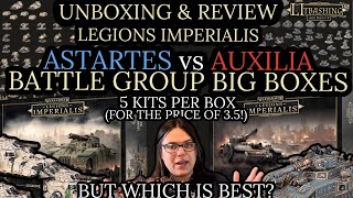 Legions Imperialis Battle Groups Unboxing and Review  which is better [upl. by Aenat731]