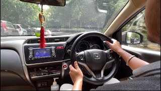 Honda city 4th gen at 7000 rpm😍 cvt bhi fun hai iska toh [upl. by Thill]