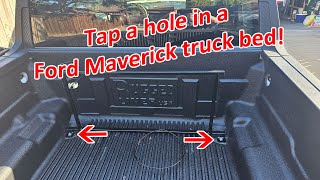 Ford Maverick Bed Hole Thread Tap [upl. by Oluas]