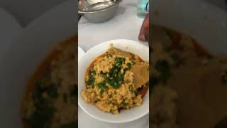 Zimbabwean trying Nigerian food for the first time in London kayviva [upl. by Notneuq57]