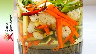 Vegetable pickle  Pickle recipe without Oil  Vinegar pickle [upl. by Einamrej613]