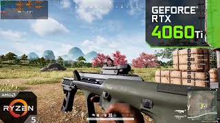 PUBG  RTX 4060 Ti  Ryzen 7500F  1080p Ultra Graphics [upl. by Tuesday]