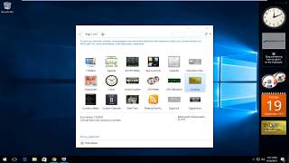 How To InstallEnable Gadgets On Windows 10 [upl. by Akissej356]