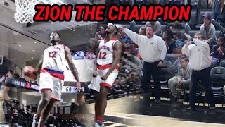 Zion Williamson SALUTES Heckler In CHAMPIONSHIP WIN Drops A Light 42 POINTS [upl. by Igiul437]