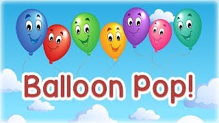 Balloon Pop Game for Kids  App Gameplay Video [upl. by Deanne221]