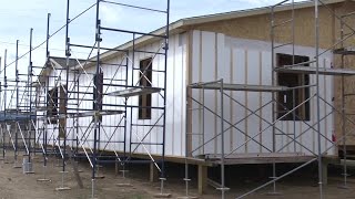 Butte college students build modular homes to add housing while learning [upl. by Hernandez63]