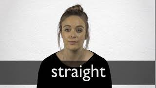 How to pronounce STRAIGHT in British English [upl. by Murray]